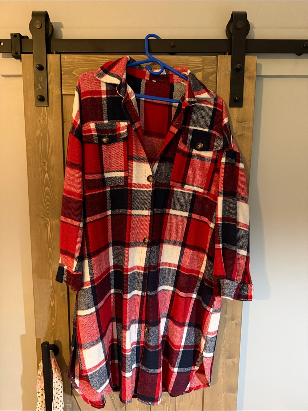 Women’s Red, White and Blue Shacket